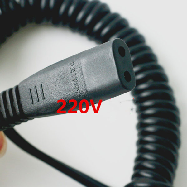 Superman Elektrisk Barbermaskine Longway Real Man Oulang 3stk 220V Strømforsyning Opladningsledning Fjederledning