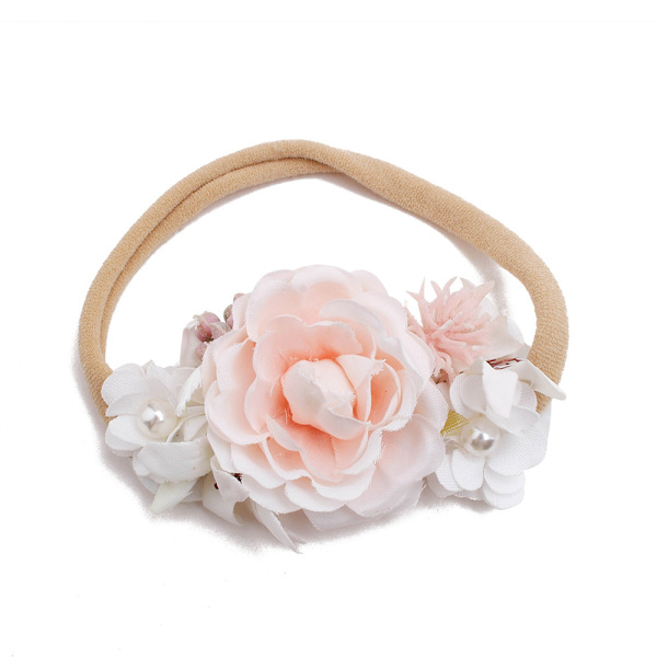 6-delad baby princess pannband flicka hårband accessoarer barn trasiga hår mångsidig baby blomma hår accessoarer
