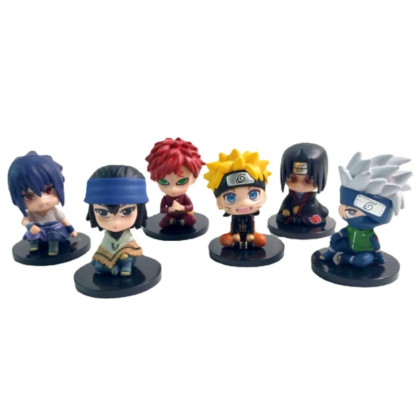 stykker sidde naruto figurer naruto sasuke kakashi anime