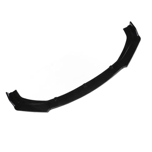3st Front Bumper Lip Splitter Kit Glans Svart Hög Tålighet Universal Frontspoiler Body Kit