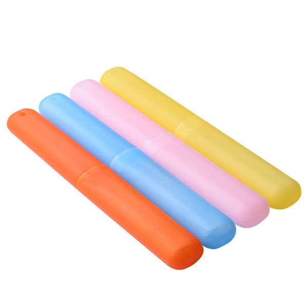 4 plastfodral för rese-tandborstar, för att hålla dina tandborstar alltid rena på semestern