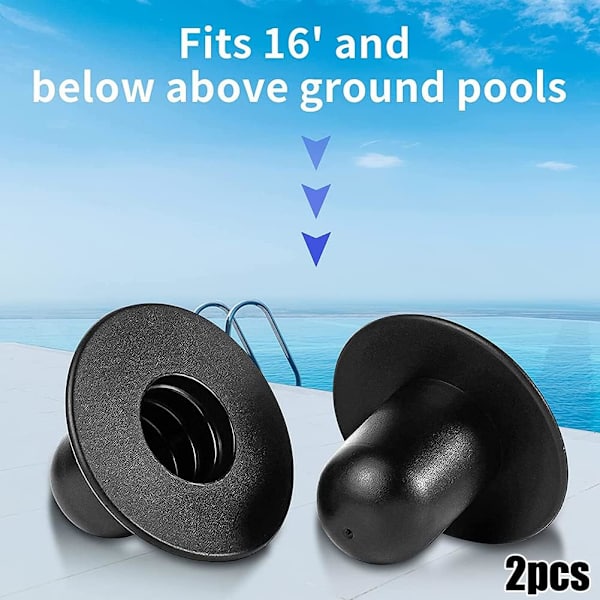 Sæt med 2 vægpropper til Intex & Bestway swimmingpool Kompatibel med Intex Pool