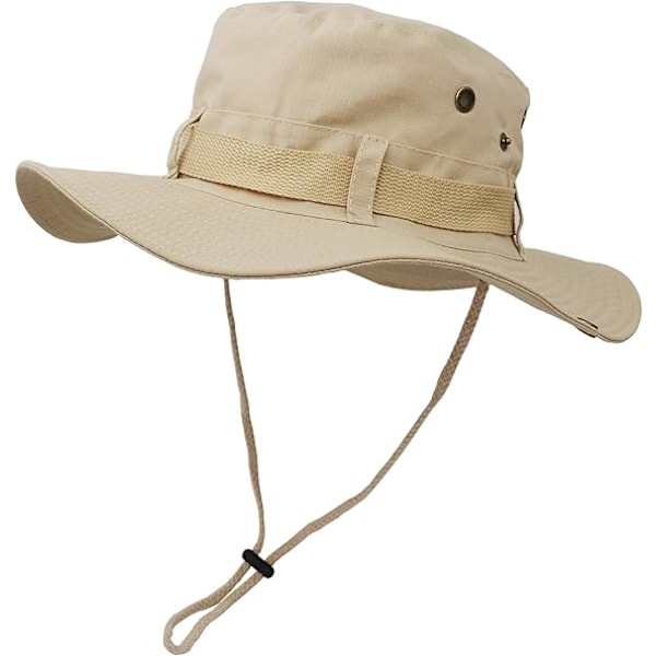 Udendørs bredskygget solhat, dobbeltlags klassisk kampuniform i junglestil solhat til fiskeri, jagt, camping
