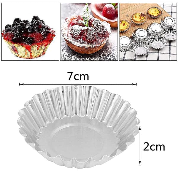 50 st äggformar, återanvändbara, köksbakningsverktyg, puddingform, bakform för kakor