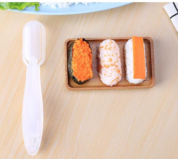 2 st Sushiform Risbollsmaskin Krigsfartyg Sushiform Bento Oval Risbollsmaskin Frukostkök