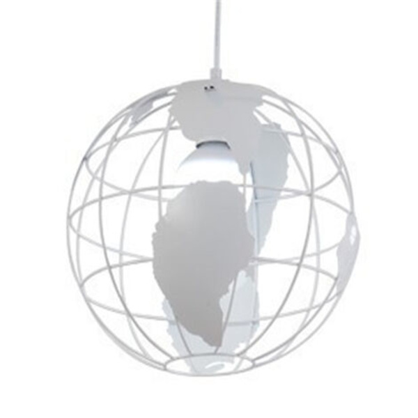 Kuglependel 20 cm hvid