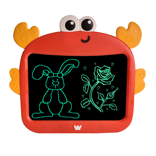 2 kpl Dinosaurus ja Pieniä Rapuja Lelu 2 3 4 5+ Vuotiaille Pojille Tytöille LCD Taika Liitutaulu Lasten Piirtopöytä 9 Tuumaa Lasten Lelu Koulutuksellinen