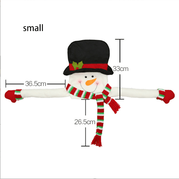 1 x Juletrær Toppstjerne Gammel Mann Liten Ornament Juleartikler Filt Juletrær Lue Henger Ornament