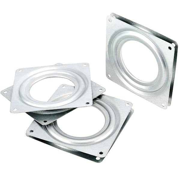 4 stk pladespillerelejer Harware roterende plade til serveringsbakker, stativer, borde, 300 lbs belastningskapacitet 4 In