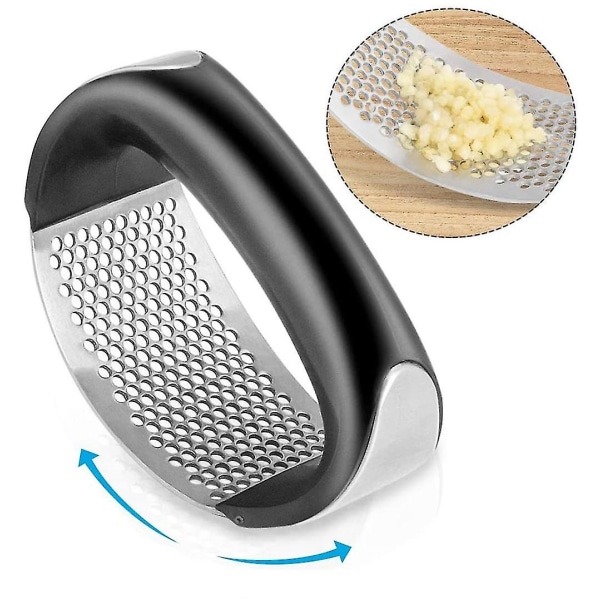 Garlic Press, 304 Stianless Steel Garlic Rocker, Ginger Crusher For Kitchen