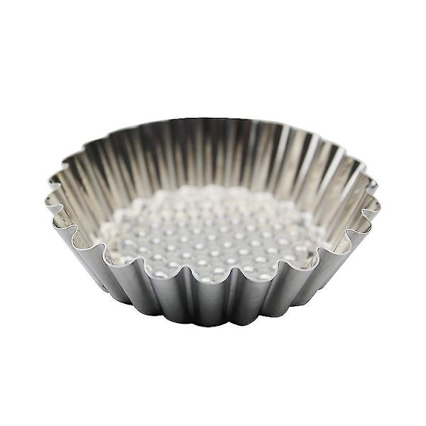 6 stk. Non-stick rustfrit stål æggekageform