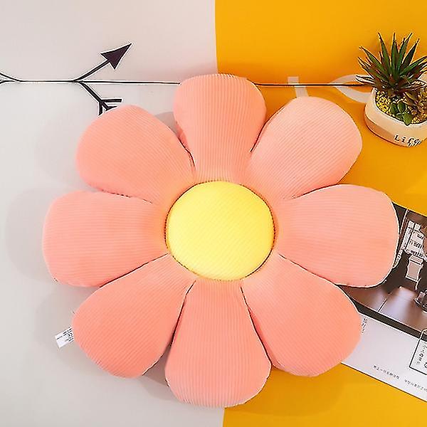 Blomformad kudde kudde bilkudde plyschkudde pink 40*40cm