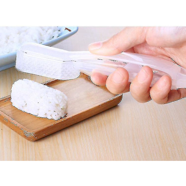 2 st Sushiform Risbollsmaskin Krigsfartyg Sushiform Bento Oval Risbollsmaskin Frukostkök