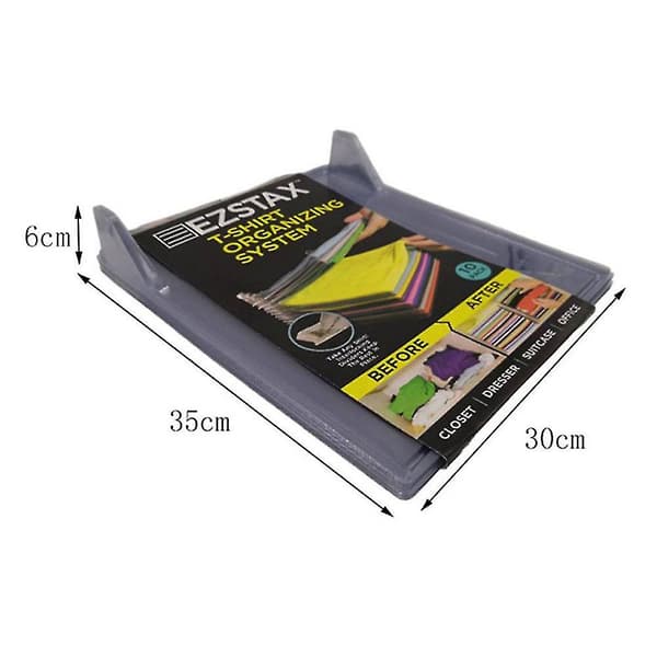 10-pack garderob vikbräda t-shirt arrangör klädseparatorer