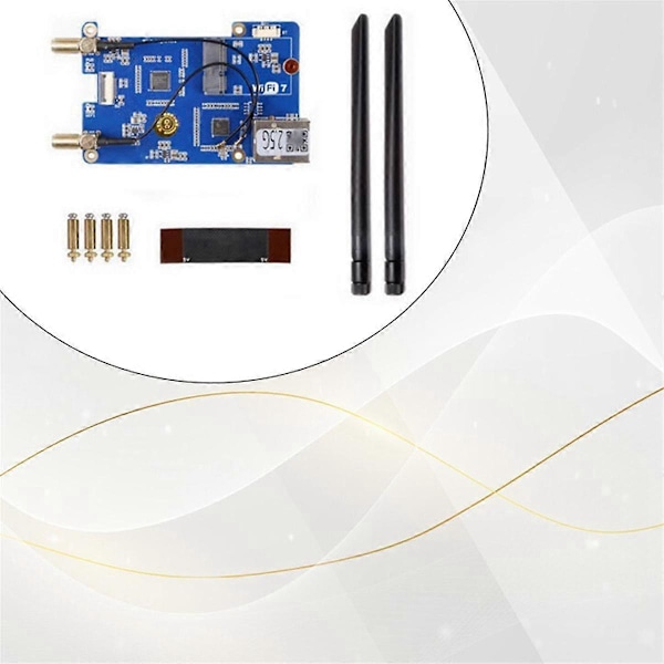 MPW2.5G för 5 Expansionskort PCIE till WiFi7 2.5G ETH HAT RTL8125 M.2 Gränssnitt för RPI 5