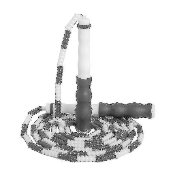 Justerbar segment blød perle hoppetov, tangle-fri hoppetov, gymnastiksport udstyr black