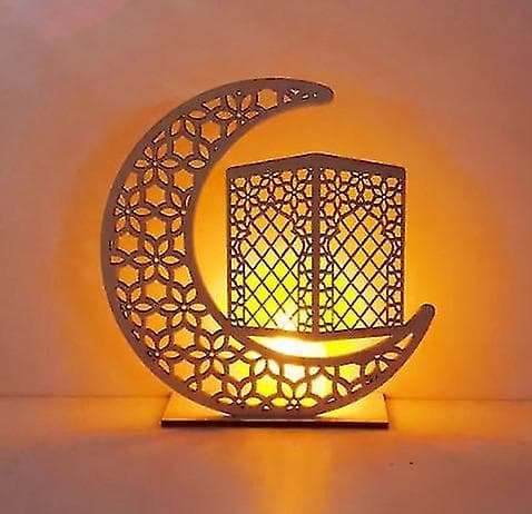 Ramadan Diy Treetre Måne Led Lys COLOR8