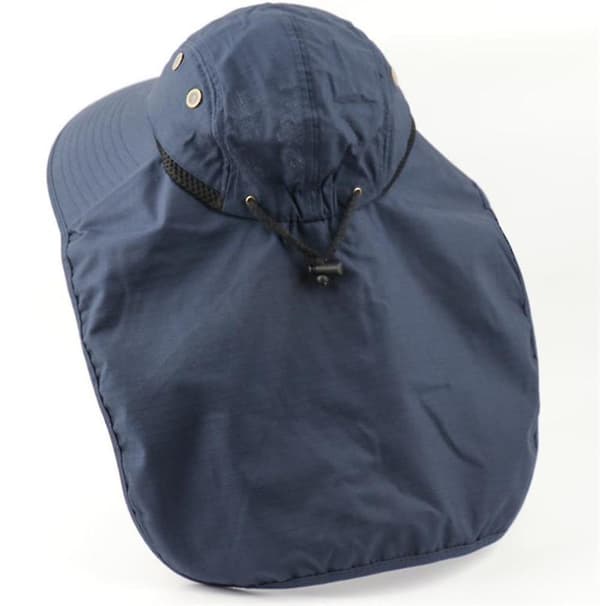 360 Uv Beskyttelse Sommer Solhatt Navy Blue