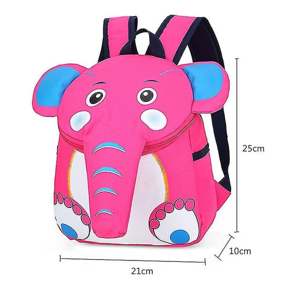 Førskole Elefant Rygsæk pink