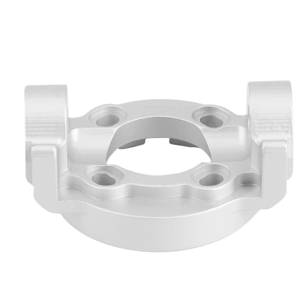 2 stk. Metall C-navbærer Caster Block C-sete for 4WD Solid Axle RC Bil Oppgraderingsdeler, Sølv