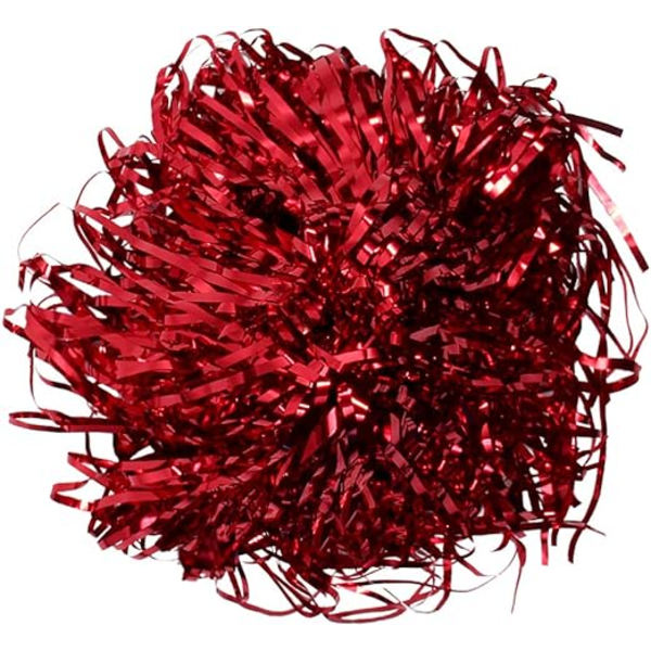 Metallisk Glitter Cheerleader Pom Pom i Alle Farver