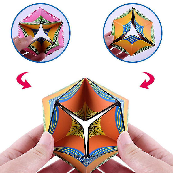 Infinity Flip Changeable Magic Cube Puzzle Anti Stress Legetøj Gave 2