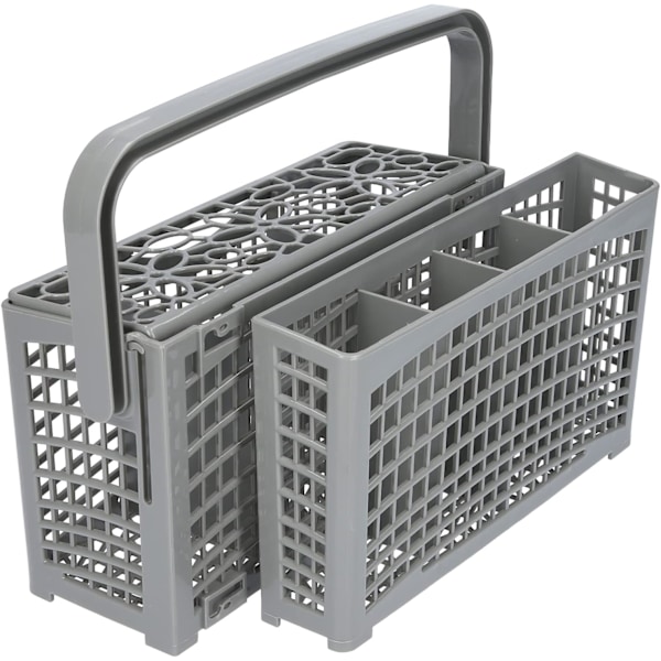 Universal,divisible 2-in-1 cutlery basket,suitable for many dishwashers and utensil washers from Bosch Siemens | 23cm x (8.5cm + 4.5cm) x 13.5cm