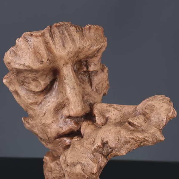 Kreativ kysformet parstatue, parstatue Scu