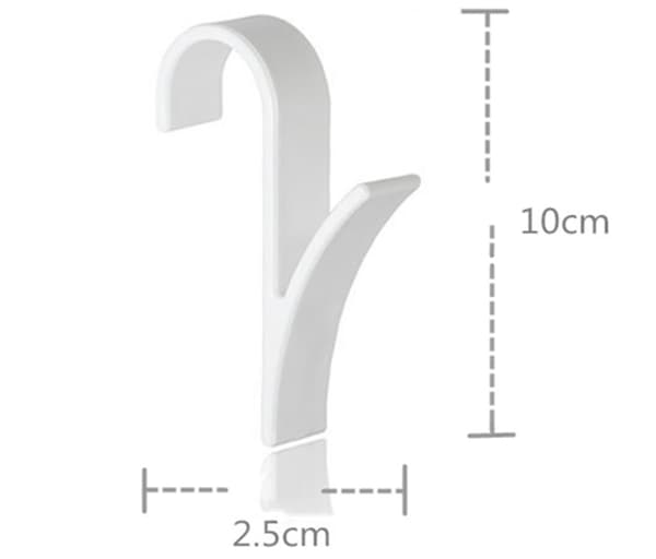 Universal håndklehenger for radiator - Plast, Hvit