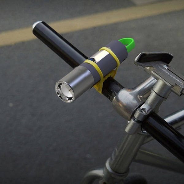 Multifunktionell vit laserficklampa utomhusbelysning tältlampa bordslampa starkt ljus liten USB laddningsbar elektrisk ficklampa