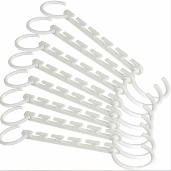 16 stk. Robust arrangør magisk arrangør multifunksjonell henger for plassbesparende kleshengere