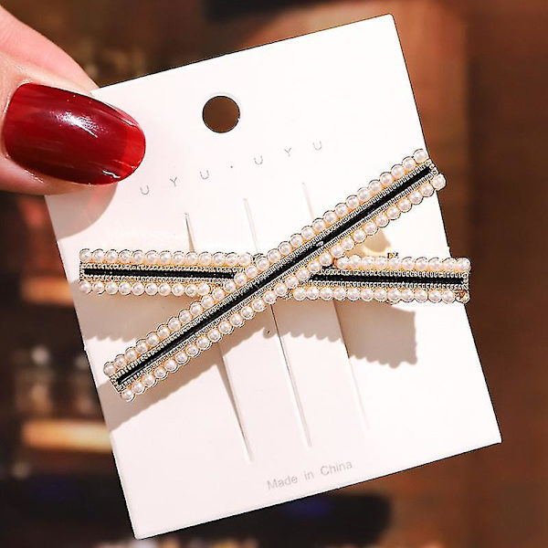 Helmihiusneula Metallilehti Sulka Hiukset Bling Merisiipi Kuori Pins Naisille - 6 Kpl Hopea Vintage Strass Seos Hiukset Leikkeet Hiukset Sivuleike Barret