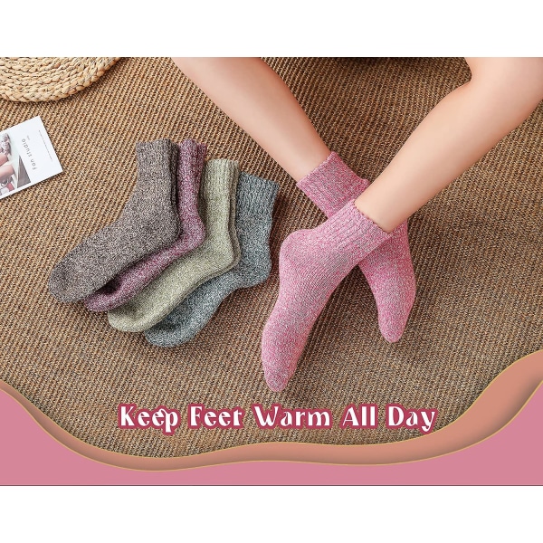 Ladies Wool Socks Super Thick Soft Socks Women Warm Socks For Winter