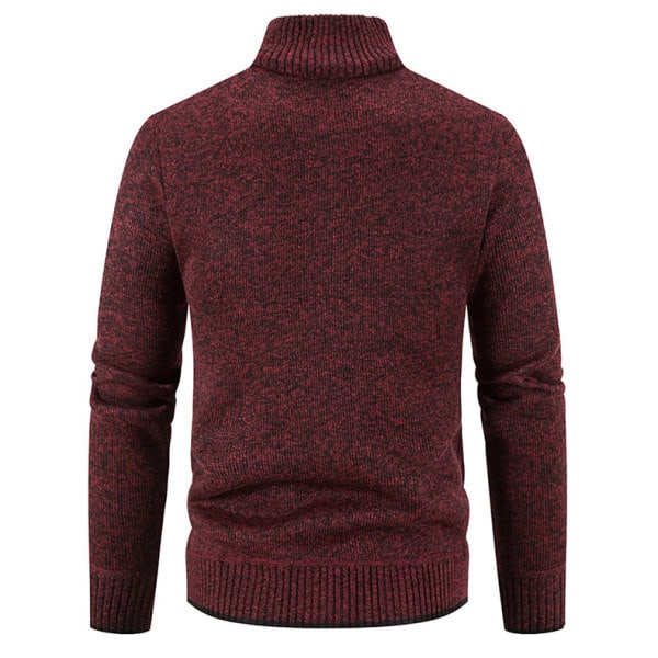 Stickade Casual Cardigans för Män Red M