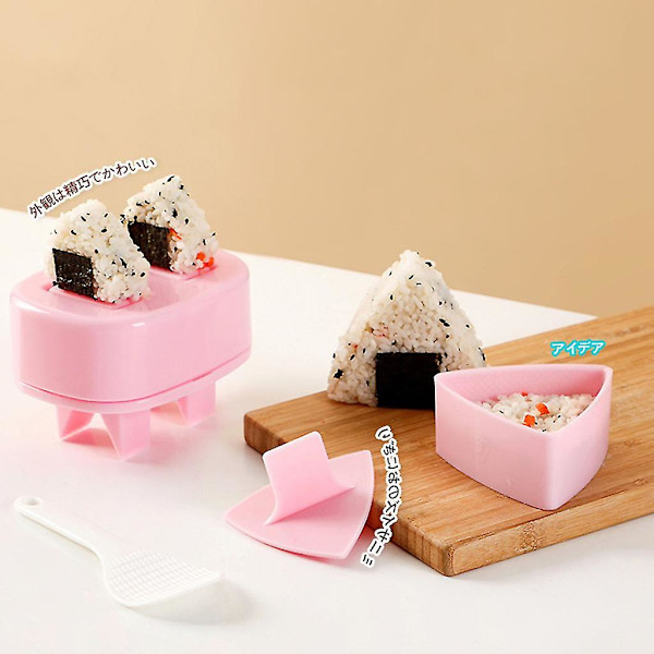 Triangulär Sushi Maker Formar Sushi Kit Japansk Matlagning Bento Tillbehör Simple triangle