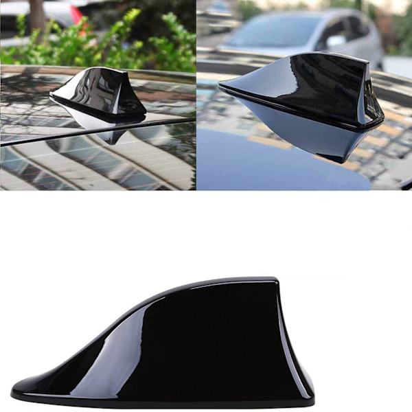 2 stk. Haiantenne, Finne Tak Antenne Base Radio for Bil SUV Truck Van, Super Funksjonell & med Lim Tape Base