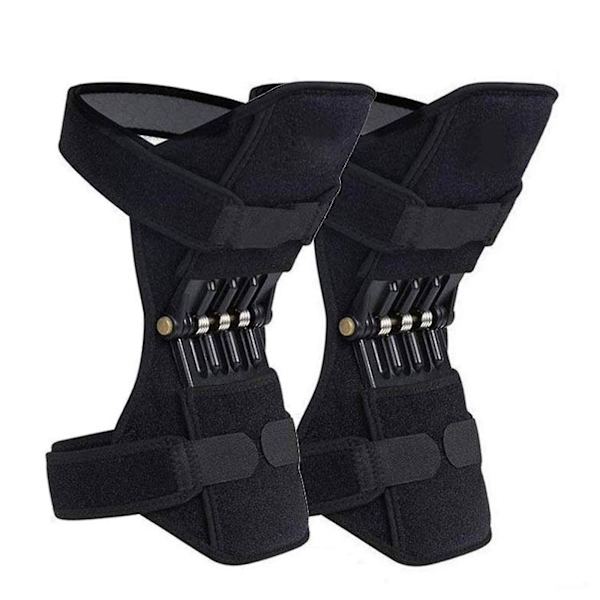 Knäskyddsstöd Fjäder Knäskydd, 1 par Patella Booster Fjäder Knäskyddsstöd För Vandring Sport