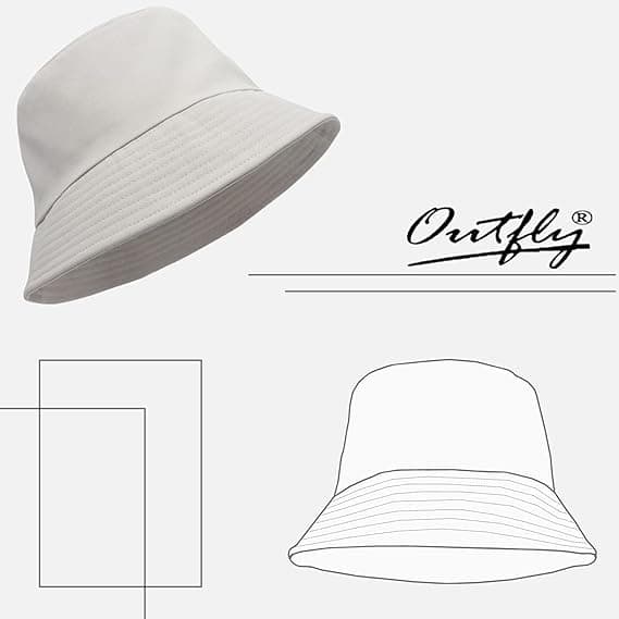 Hvit solhatt i ris-stil for menn og kvinner med solbeskyttelse bred brem bomull solhatt hip hop-stil