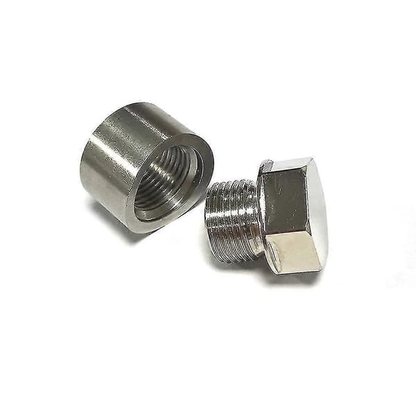 M18x1.5 O2 Syresensor Bredband Pluggar Mutter Stegvis Kåpa Beslag Svetsmuff