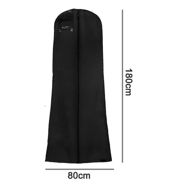 Støvfri brudekjolepose i non-woven Black