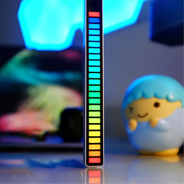 RGB lydoptagelse omgivende lys LED-strimmel - rytmelys musik atmosfærelys
