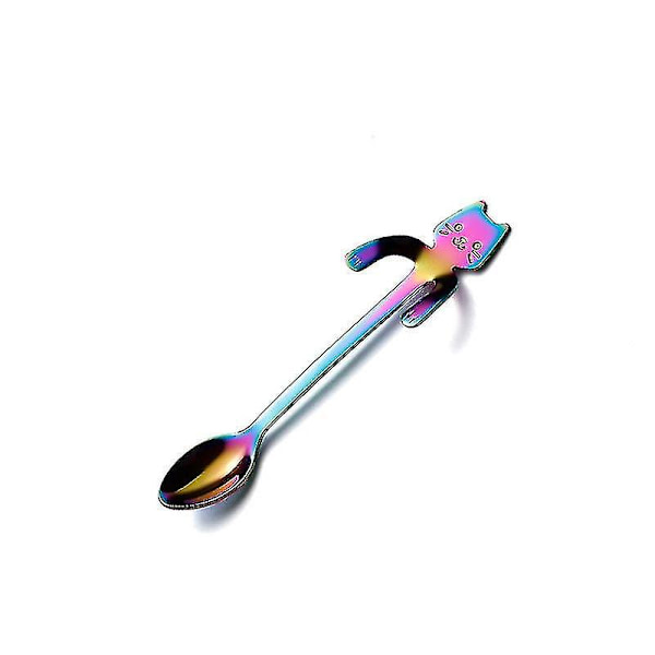 11,5 cm rustfrit katteske sæt bestik køkken tilbehør Multicolor