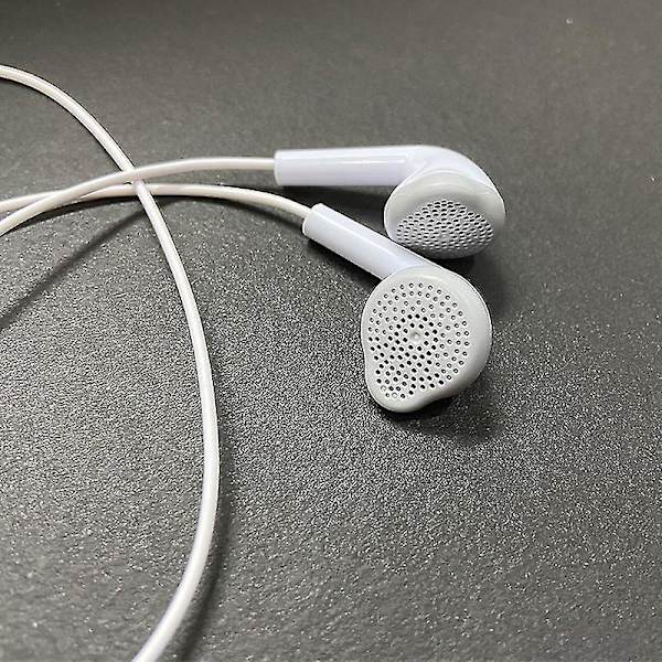 Langallinen Ear Earphone Ehs61 mikrofonilla Samsung S5830 S7562:lle, Xiaomi-kuulokkeet älypuhelimille White