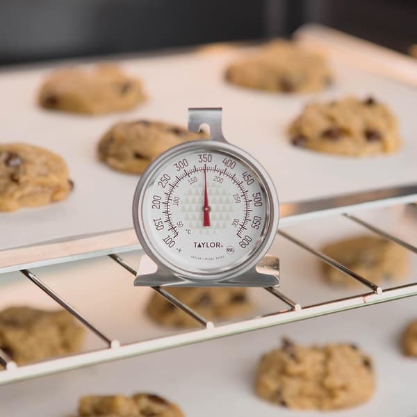 Ovns Termometer Temperaturmåler Øyeblikkelig Avlesning Termometer Rustfritt Stål Probe Hold Dial Up