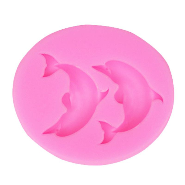 3d Havdyr Delfin Silikoneform Bagning Fondant Sukker Håndværk Diy Kage Slikforme