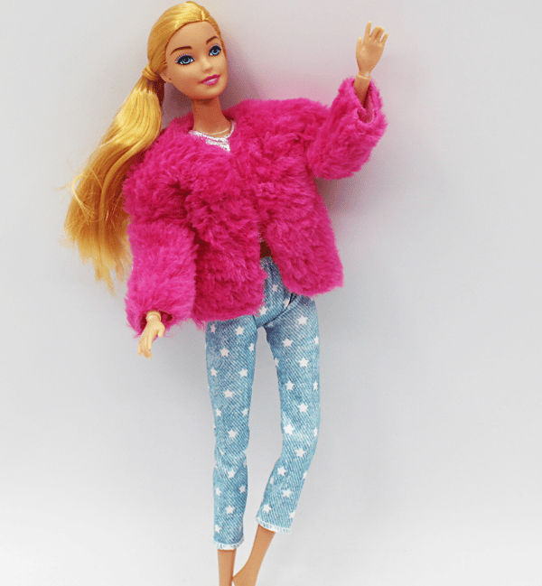 10 st 30 cm Barbie dockkläder tröja kappa hatt kostym modeklänning