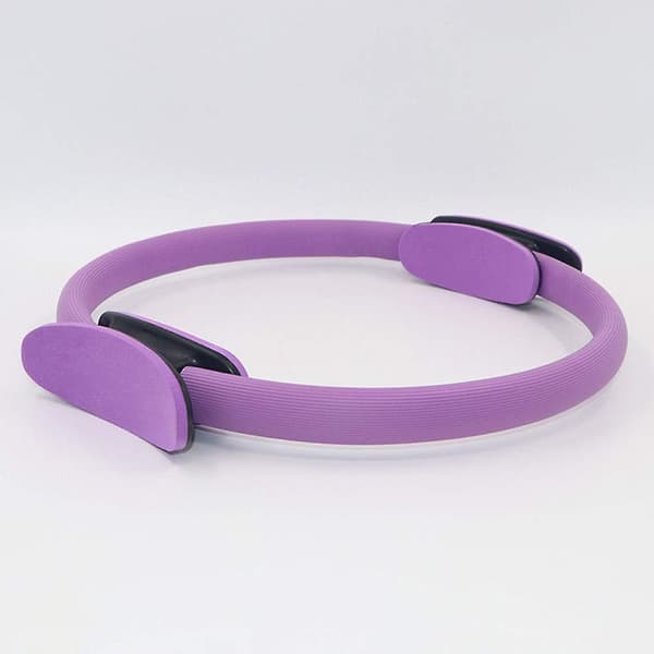 Pilatesring, Yogaring Premium Motståndsring Cirkel, Pilatescirkel Purple