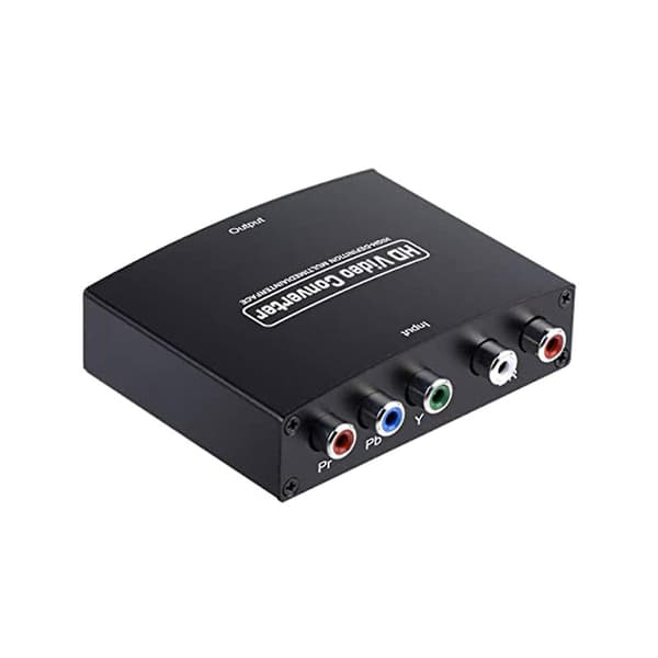 Komponent til HDMI-omformer, PORTTA YPbPr til HDMI-adapter + R/L-lydekstraktor