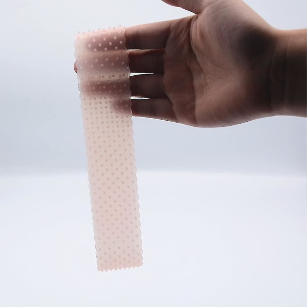 Perukgreppsband Non-Slip Transparent Silikon Peruk Fix Silikon Perukgrepp Naturligt grepp Pannband för kvinnor Comfort Elastisk Peruk Grip Cap (2 förpackningar, rosa)