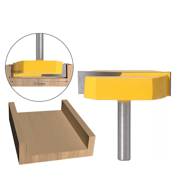 Router Bit til rengøring af træbordplader 8*57mm